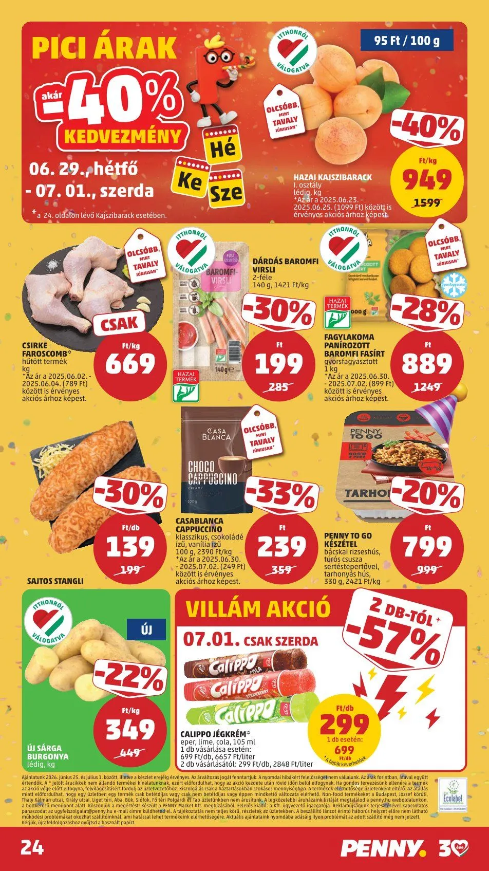 Katalógus  Penny Market legfrissebb ajánlatai június 25.-tól július 1.-ig 2026. - Oldal 24