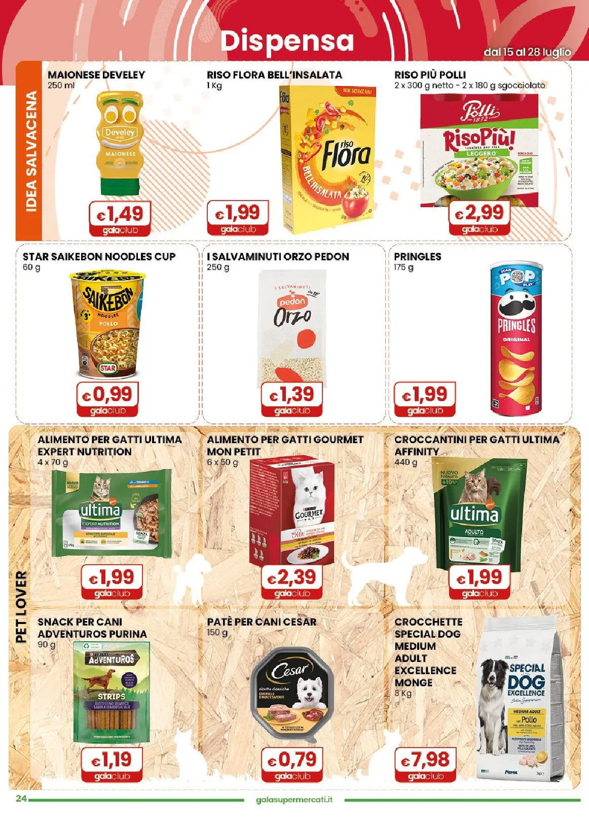 Volantini Gala Supermercati da 15 luglio a 28 luglio di 2026 - Pagina del volantino 24