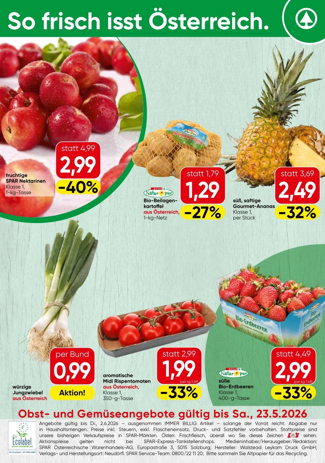  SPAR Prospekte von 21. Mai bis 2. Juni 2026 - Flugblätt seite  24