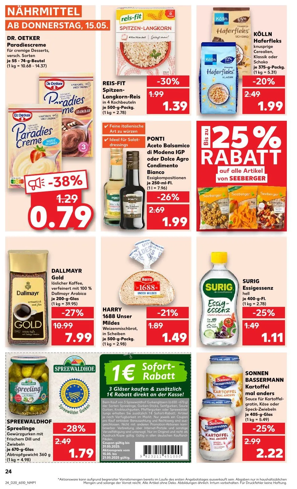 Kaufland Prospekt von 15. Mai bis 21. Mai 2025 - Prospekt seite 24