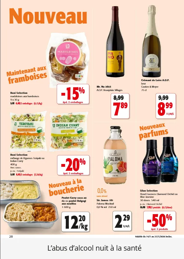  Catalogues Colruyt du 14 janvier au 27 janvier 2026 - Catalogue page 24