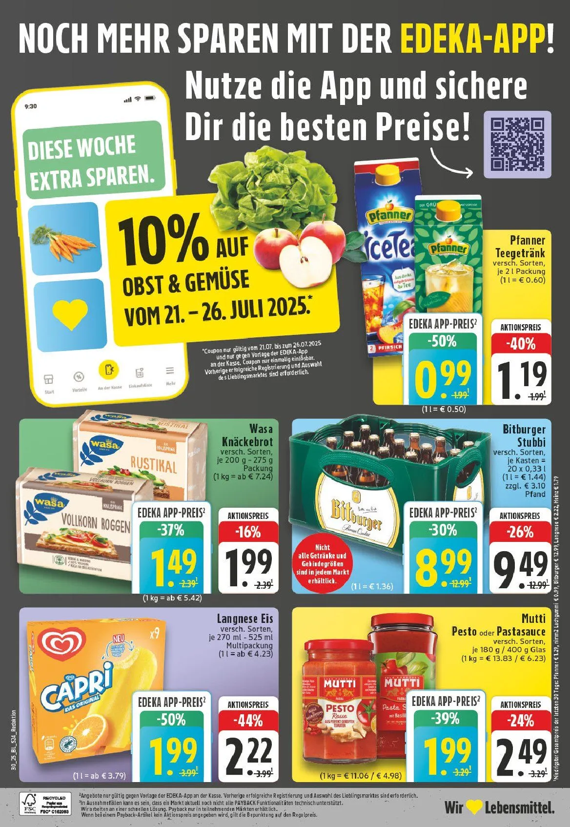 Edeka Prospekte von 21. Juli bis 26. Juli 2025 - Prospekt seite 24