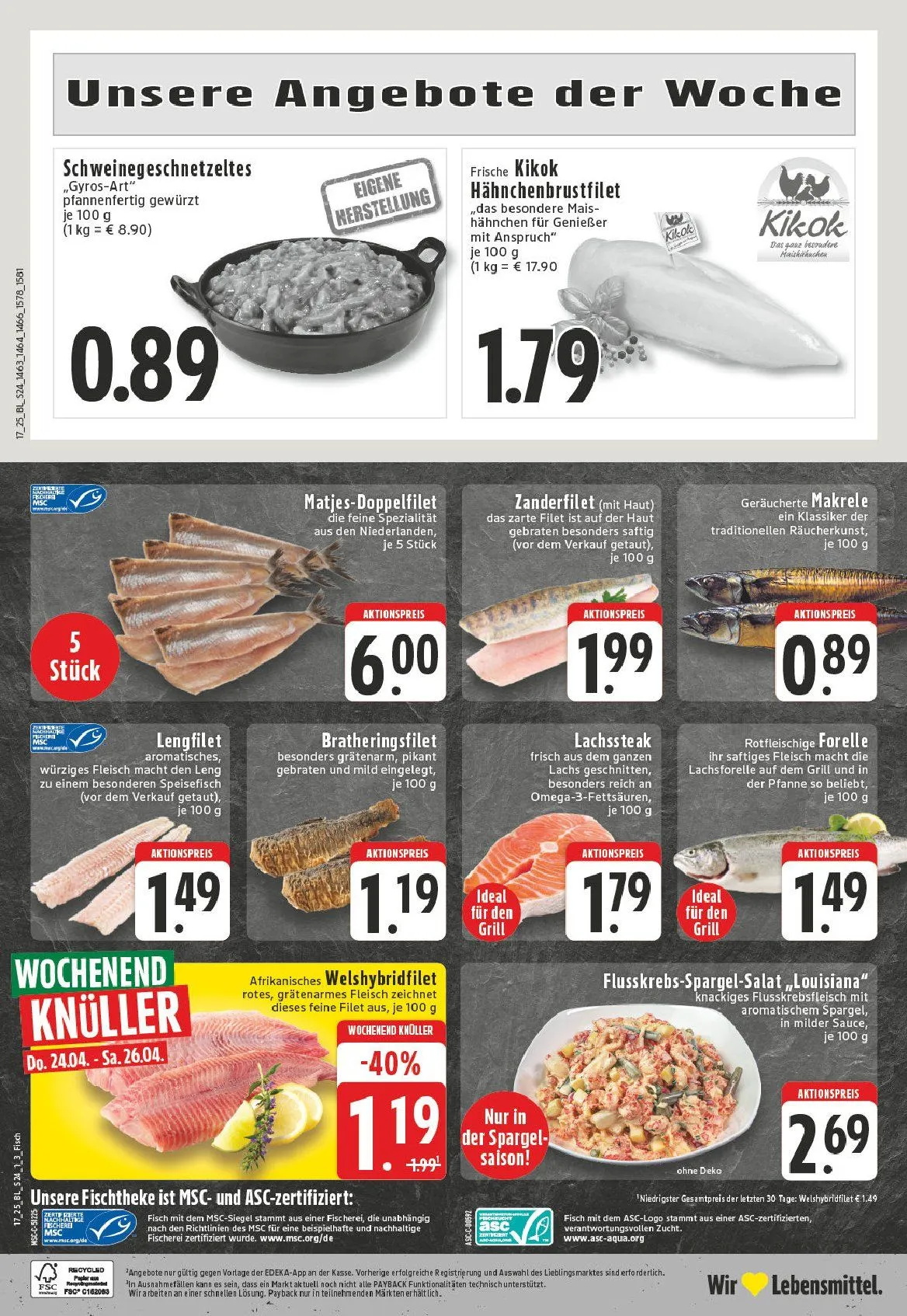 Edeka Prospekt von 21. April bis 26. April 2025 - Prospekt seite 24