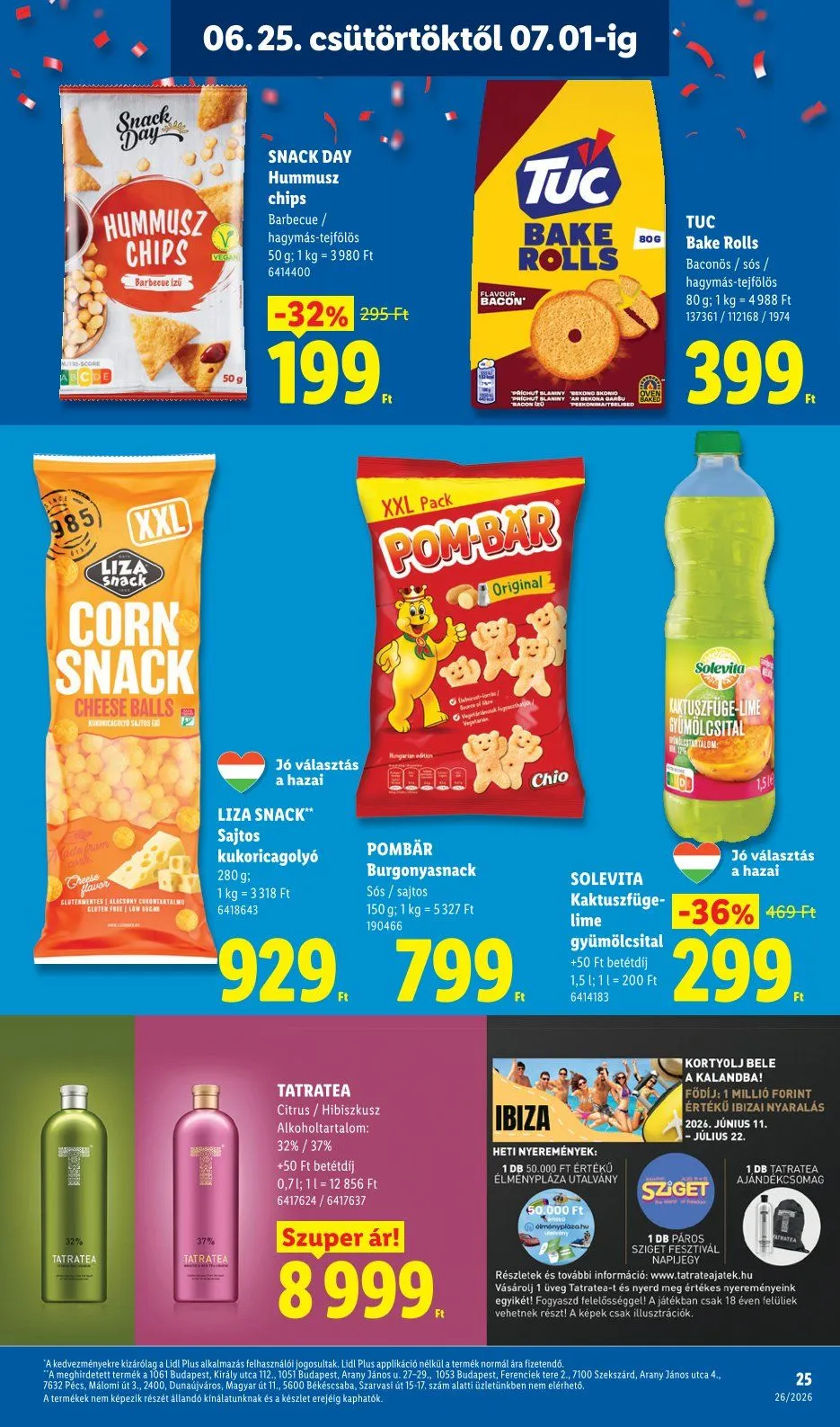 Katalógus Lidl legfrissebb ajánlatai június 25.-tól július 7.-ig 2026. - Oldal 25