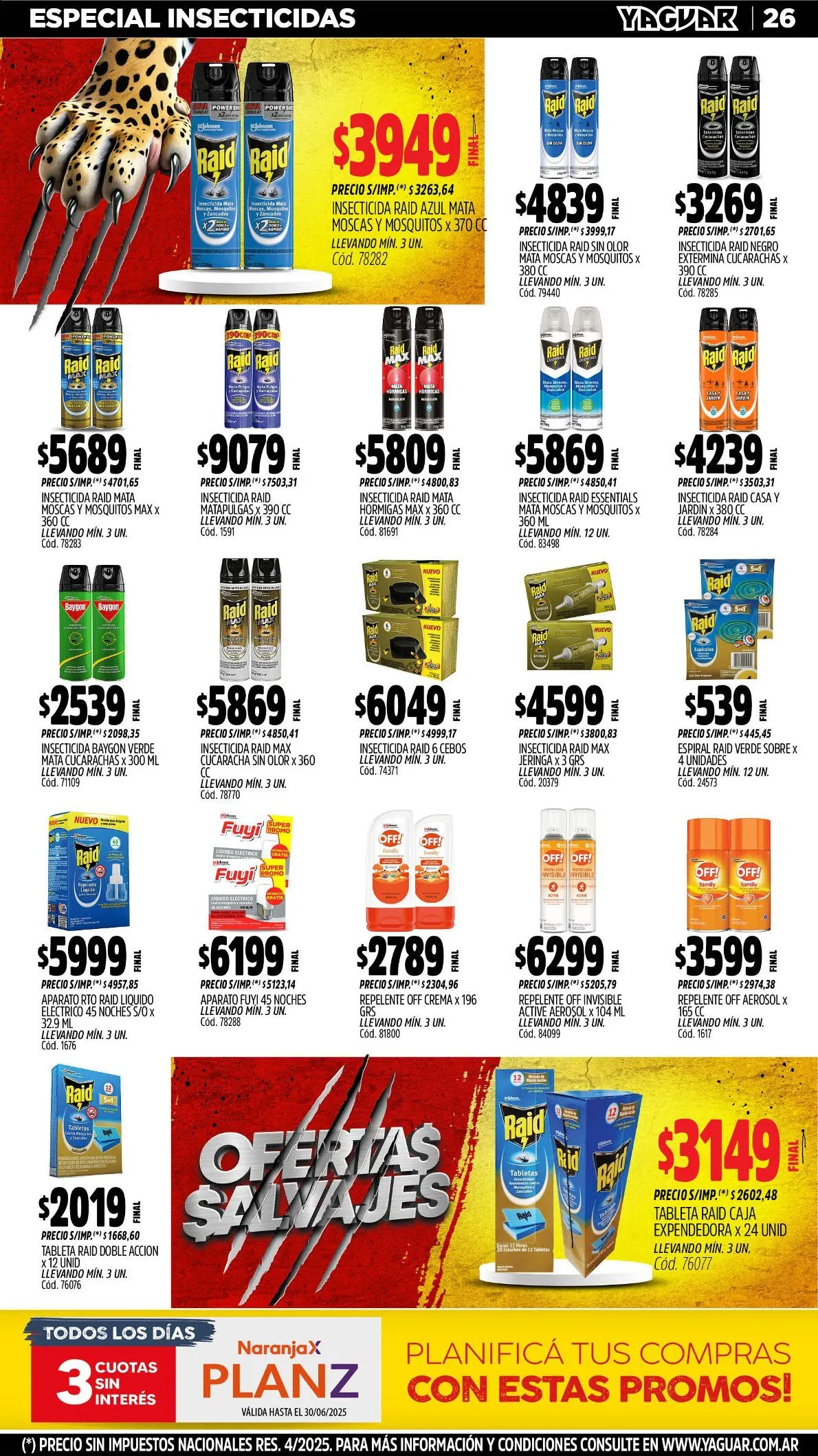 Ofertas de Yaguar Ofertas 30 de junio al 7 de julio 2025 - Página 25 del catálogo