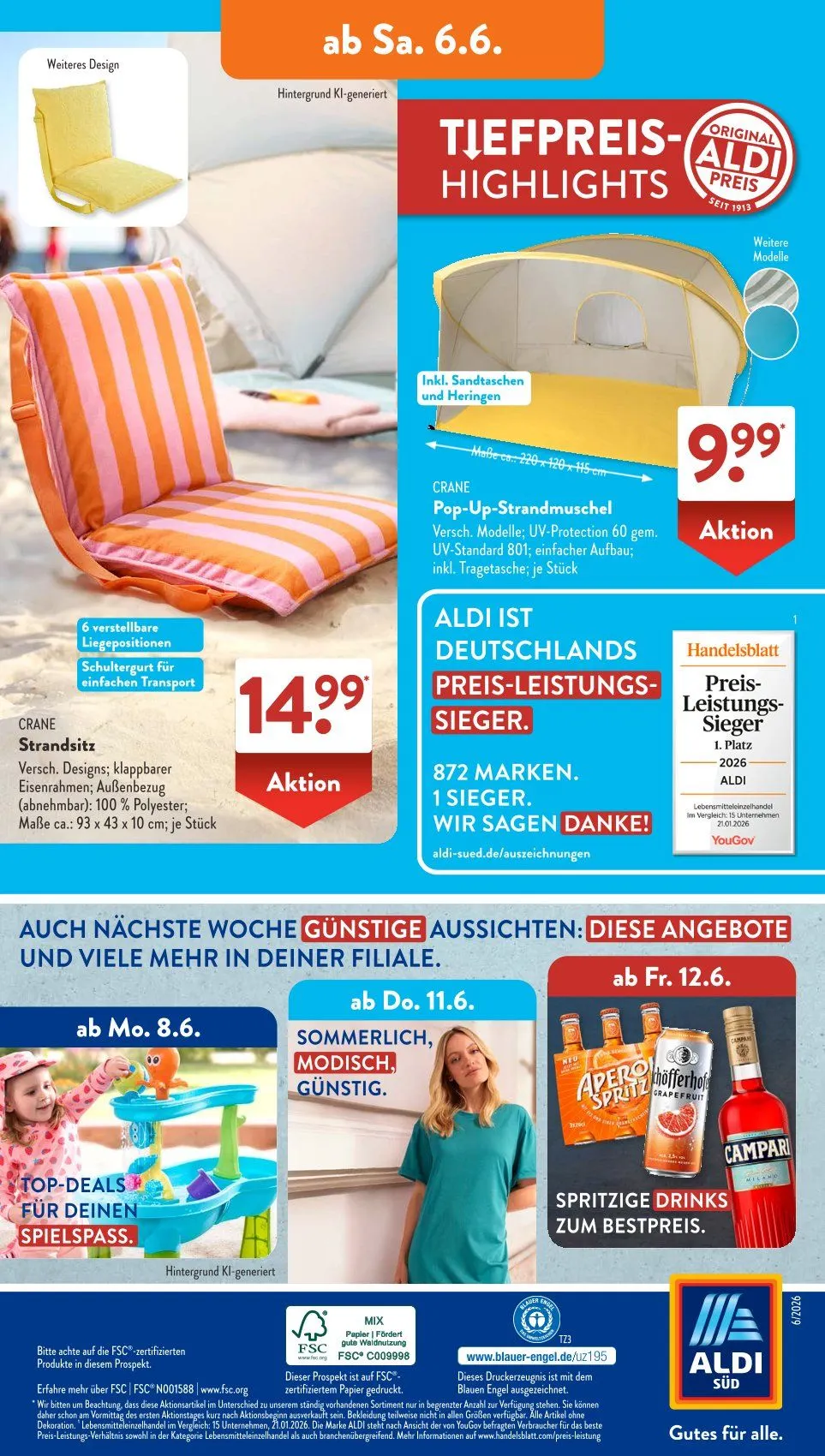 ALDI SÜD Prospekte von 1. Juni bis 6. Juni 2026 - Prospekt seite 25