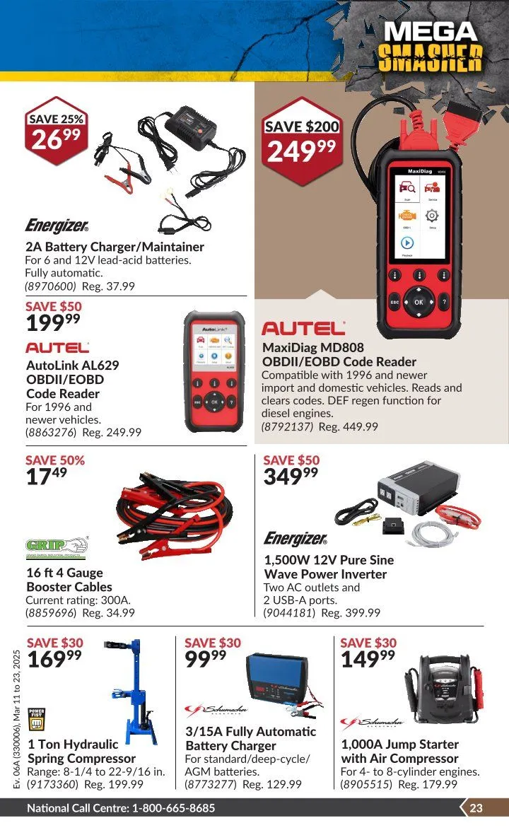 Princess Auto flyers from March 11 to March 23 2025 - flyer page 25