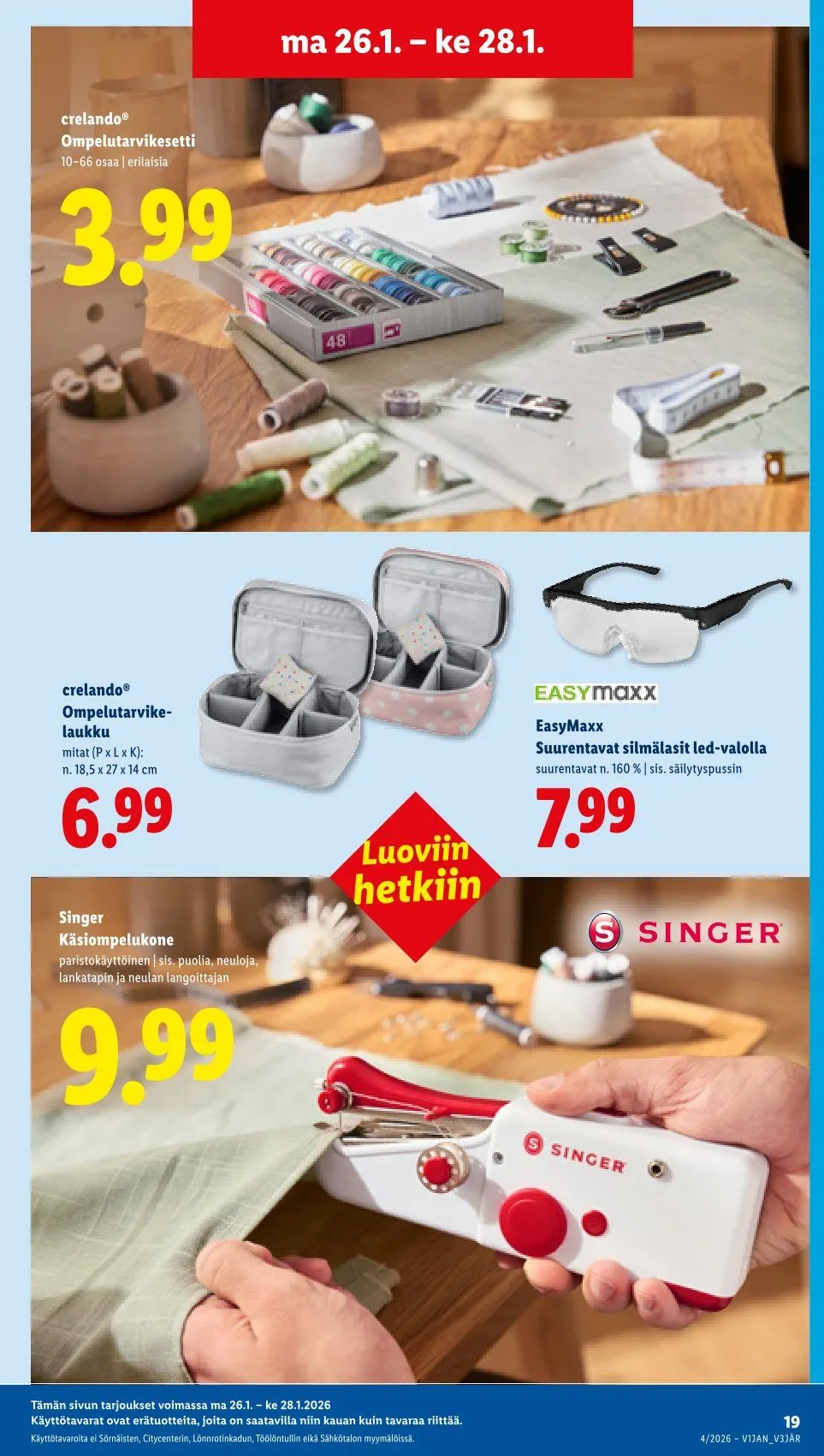  Lidl  voimassa alkaen 22. tammikuuta - 25. tammikuuta 2026 - Tarjouslehti sivu 25