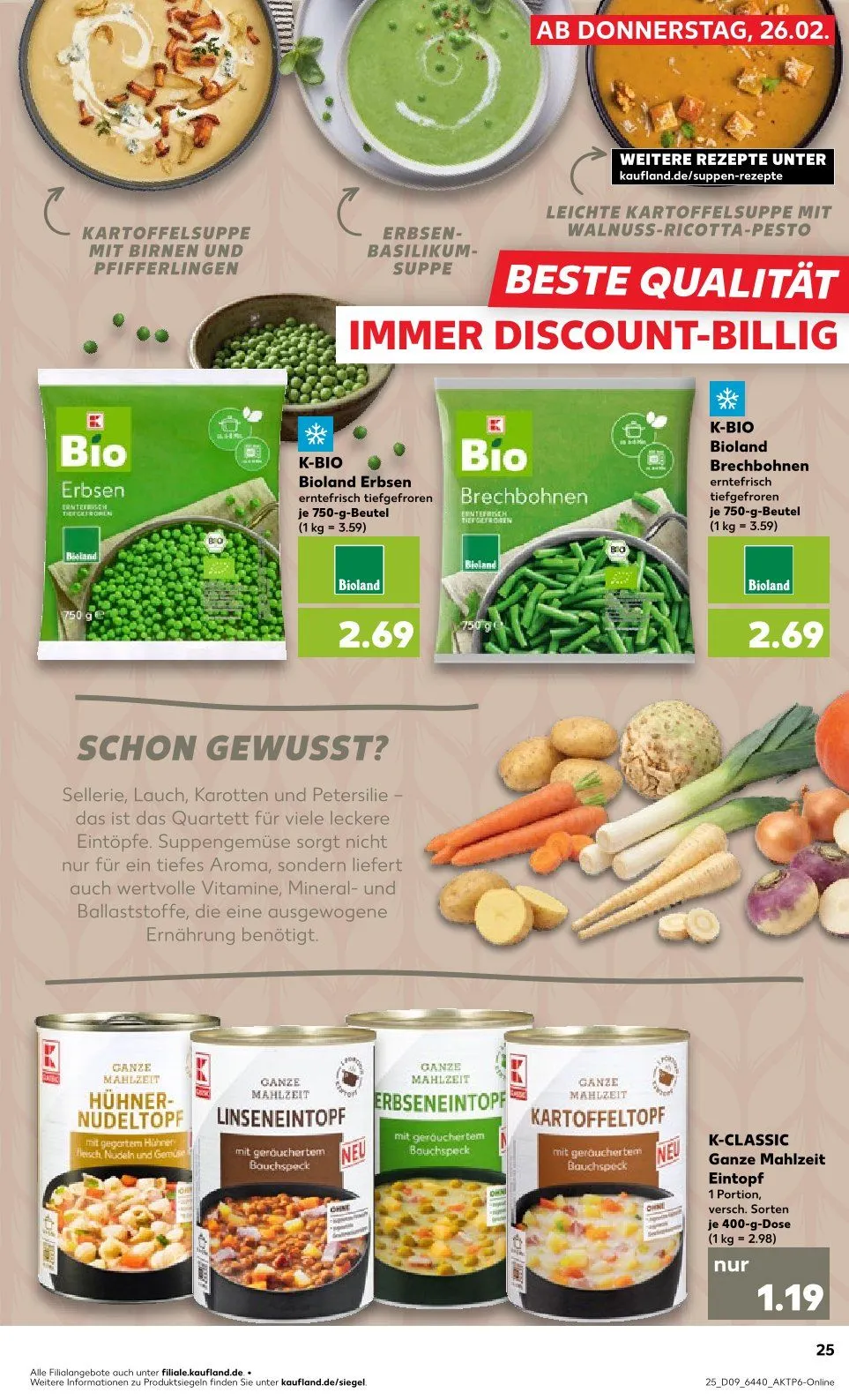 Kaufland Angebote von 27. Februar bis 4. März 2026 - Prospekt seite 25