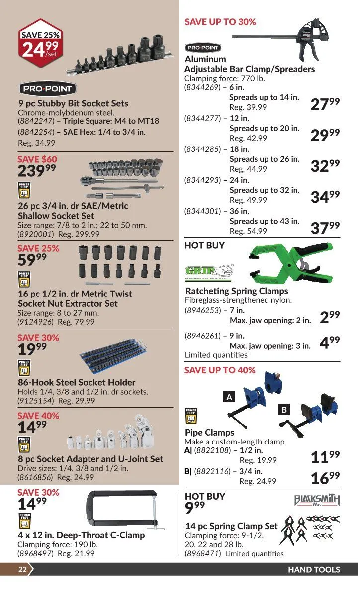 Princess Auto Sales from March 25 to April 6 2025 - flyer page 24