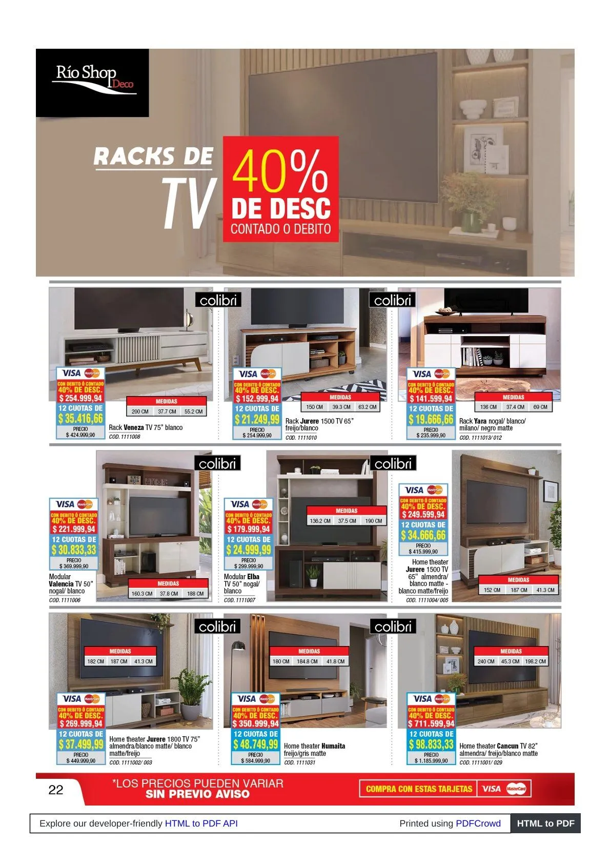 Ofertas de Ofertas Río Shop Deco 30 de marzo al 30 de abril 2026 - Página 22 del catálogo