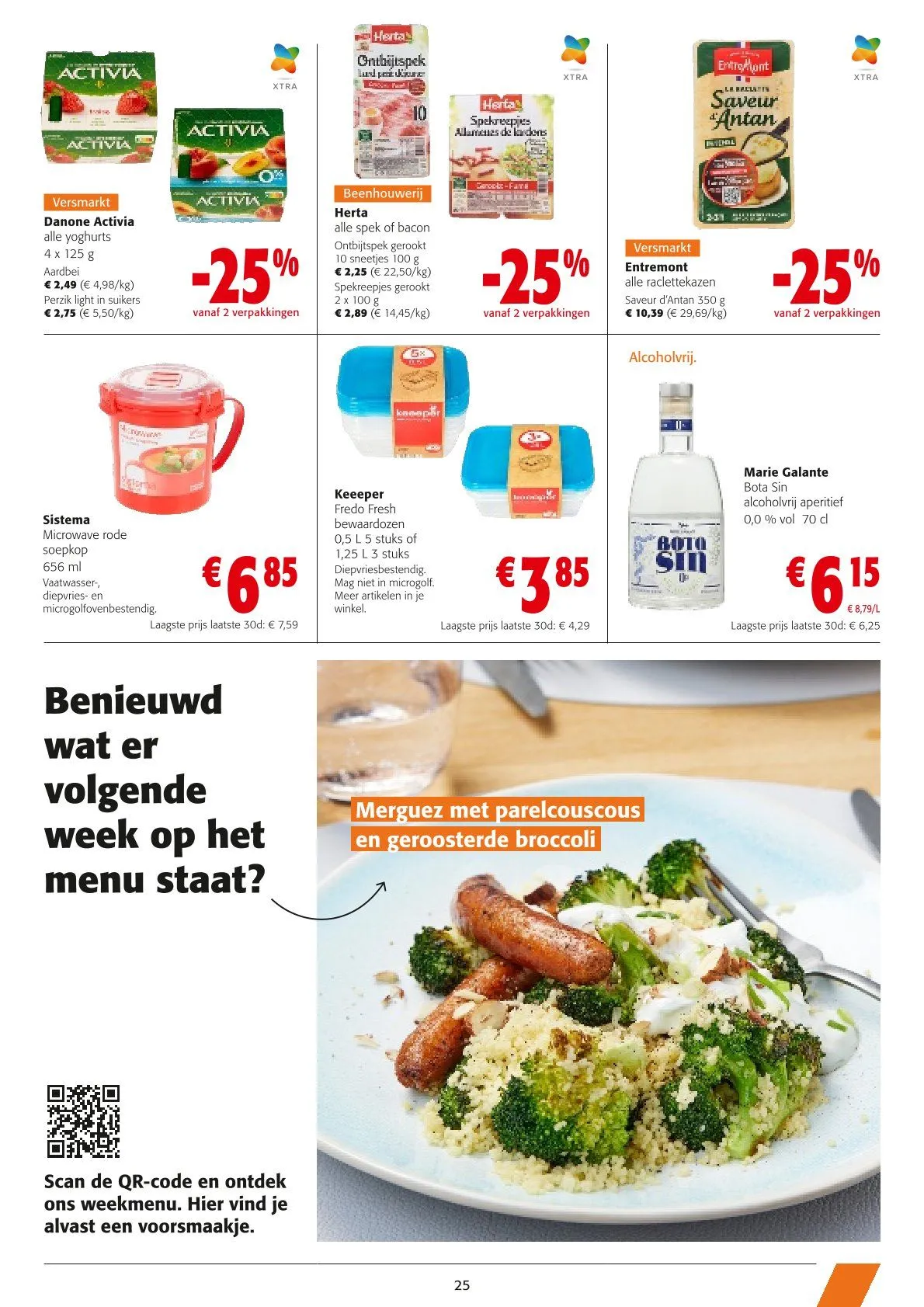 Speciale promoties van Colruyt van 2 januari tot 14 januari 2025 - folder pagina 25
