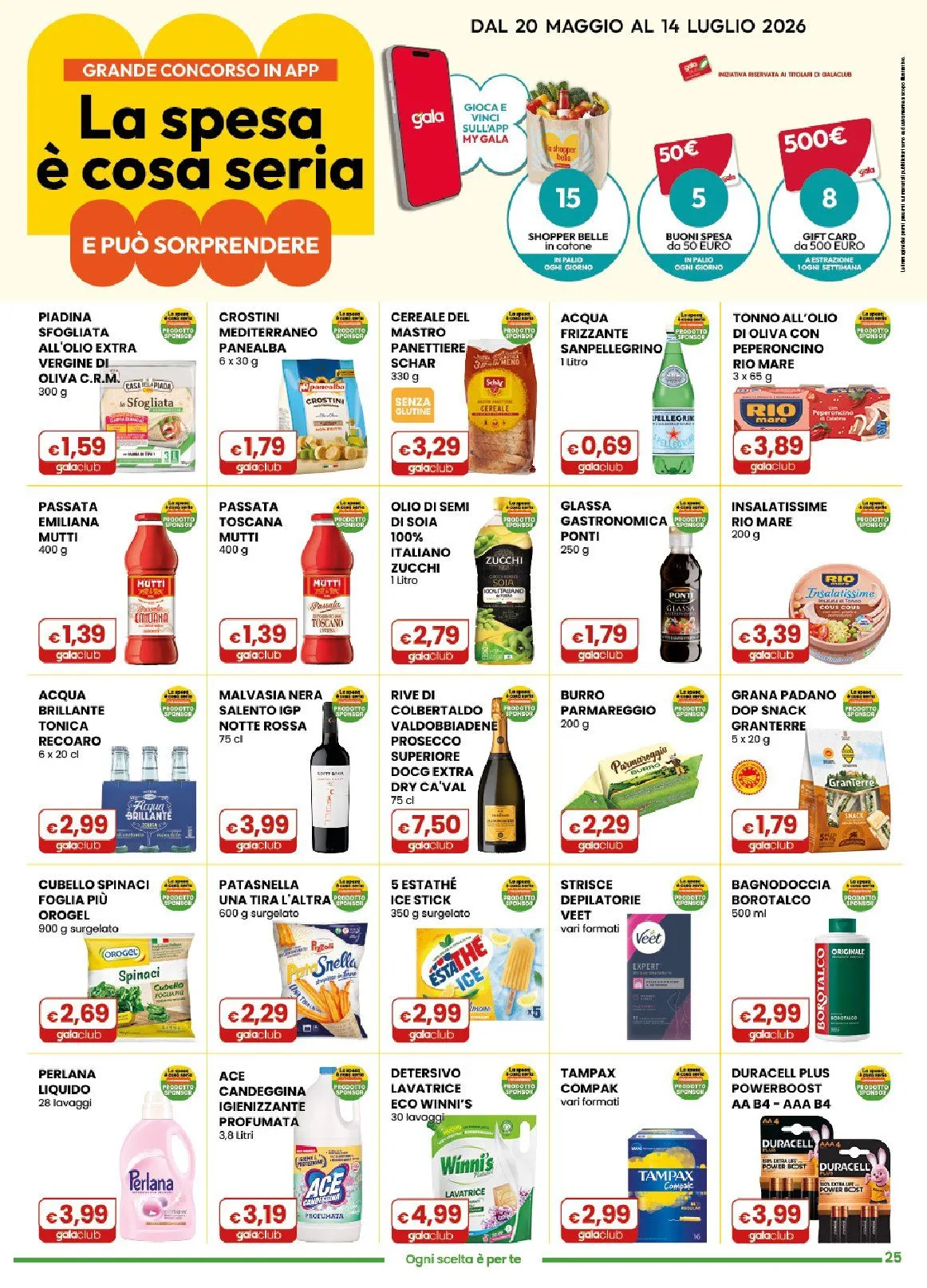  Volantini Gala Supermercati da 17 giugno a 30 giugno di 2026 - Pagina del volantino 25