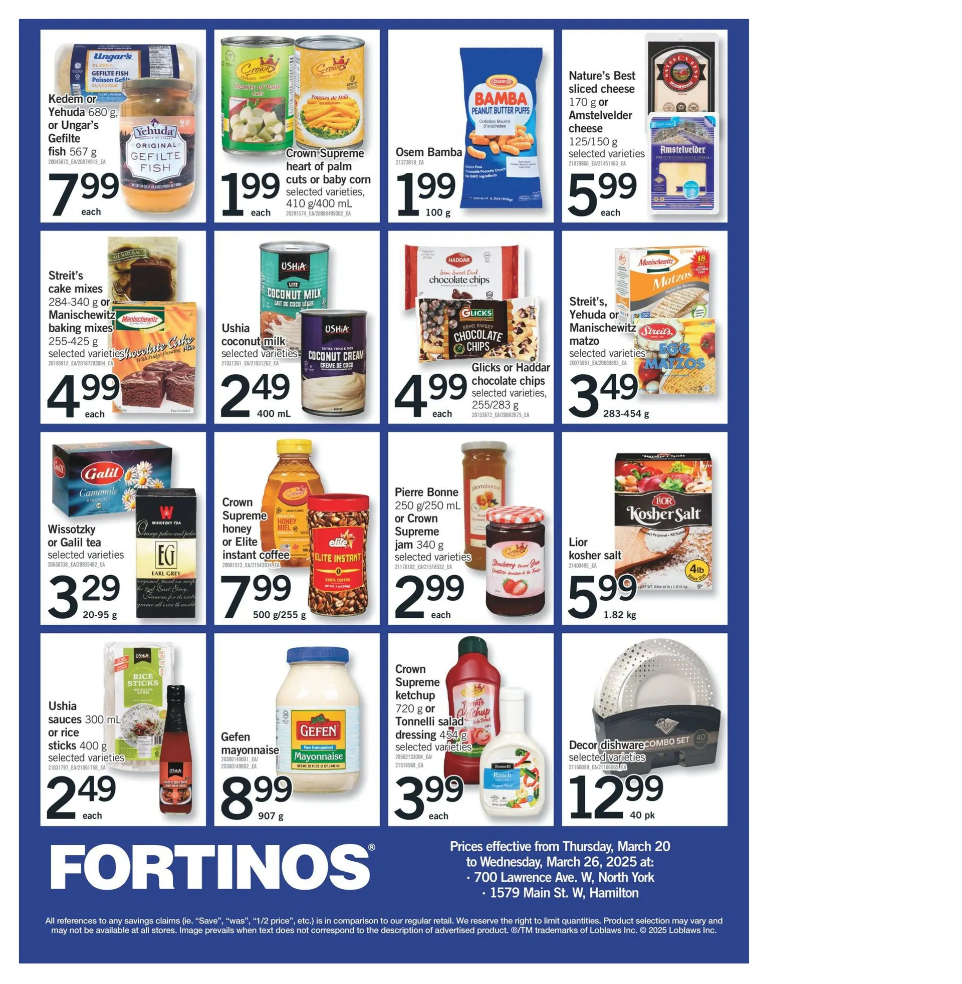 Fortinos Deals from March 20 to March 26 2025 - flyer page 25