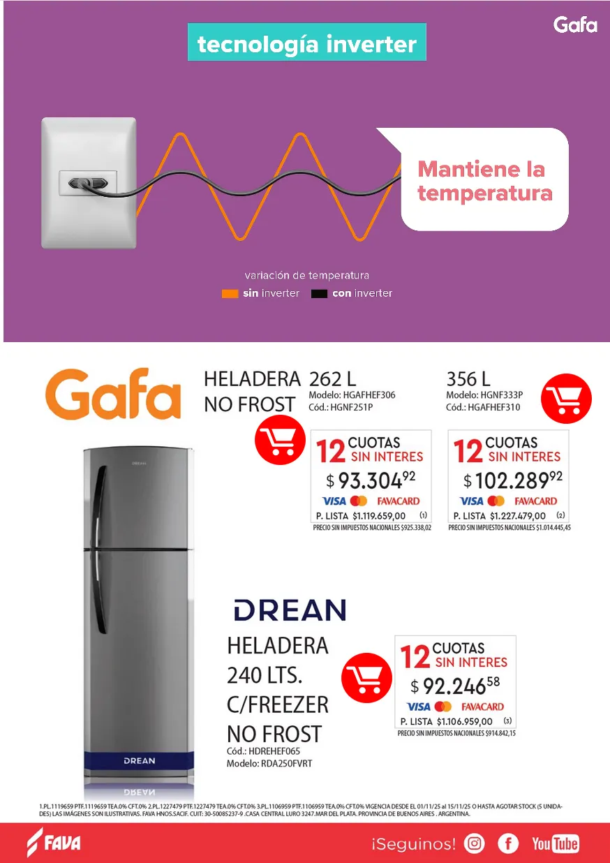 Ofertas de  FAVA  Ofertas 1 de noviembre al 30 de noviembre 2025 - Página 25 del catálogo