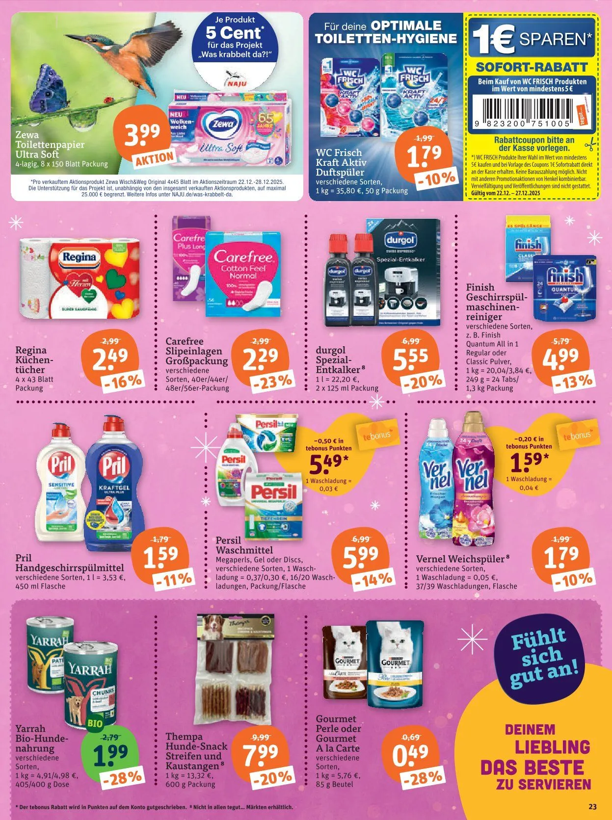tegut... Angebote von 22. Dezember bis 27. Dezember 2025 - Prospekt seite 25