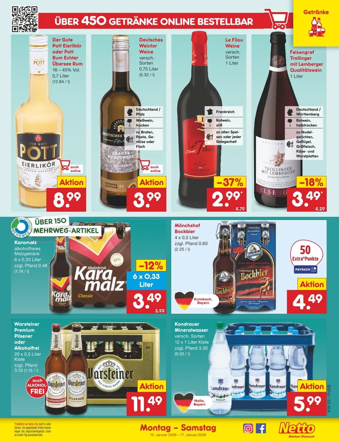 Netto Marken-Discount Angebote von 12. Januar bis 17. Januar 2026 - Prospekt seite 25