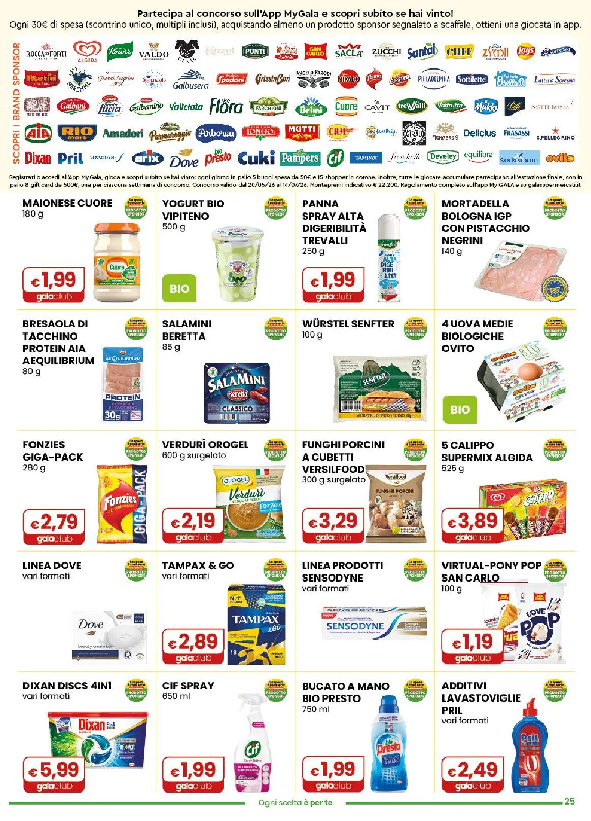 Volantini Gala Supermercati da 20 maggio a 2 giugno di 2026 - Pagina del volantino 25