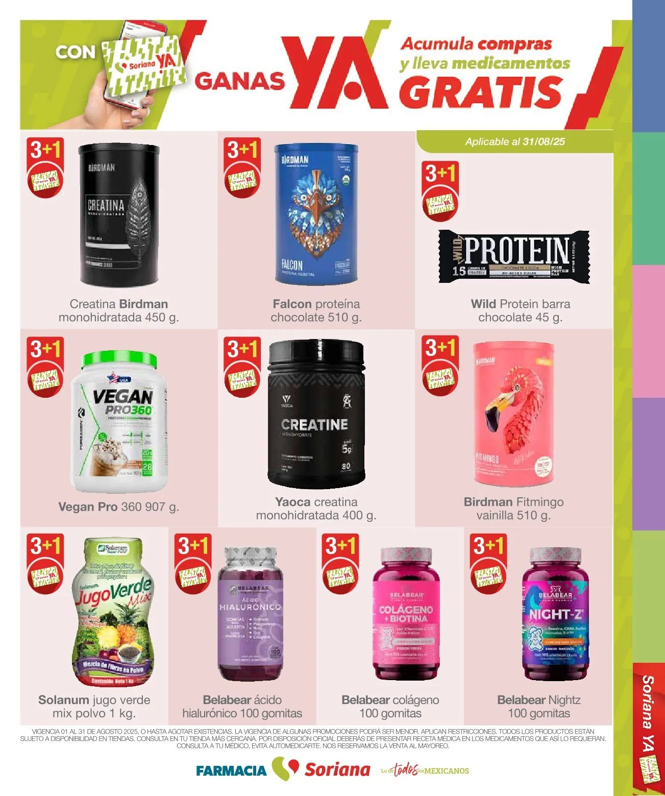 Catálogo de Soriana Ofertas Farmacia del Mes 1 de agosto al 31 de agosto 2025 - Pagina 25