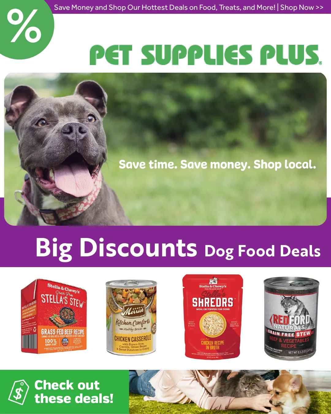 Weekly ad Pet Supplies Plus Dog Food Deals from November 20 to November 28 2024 - Page 
