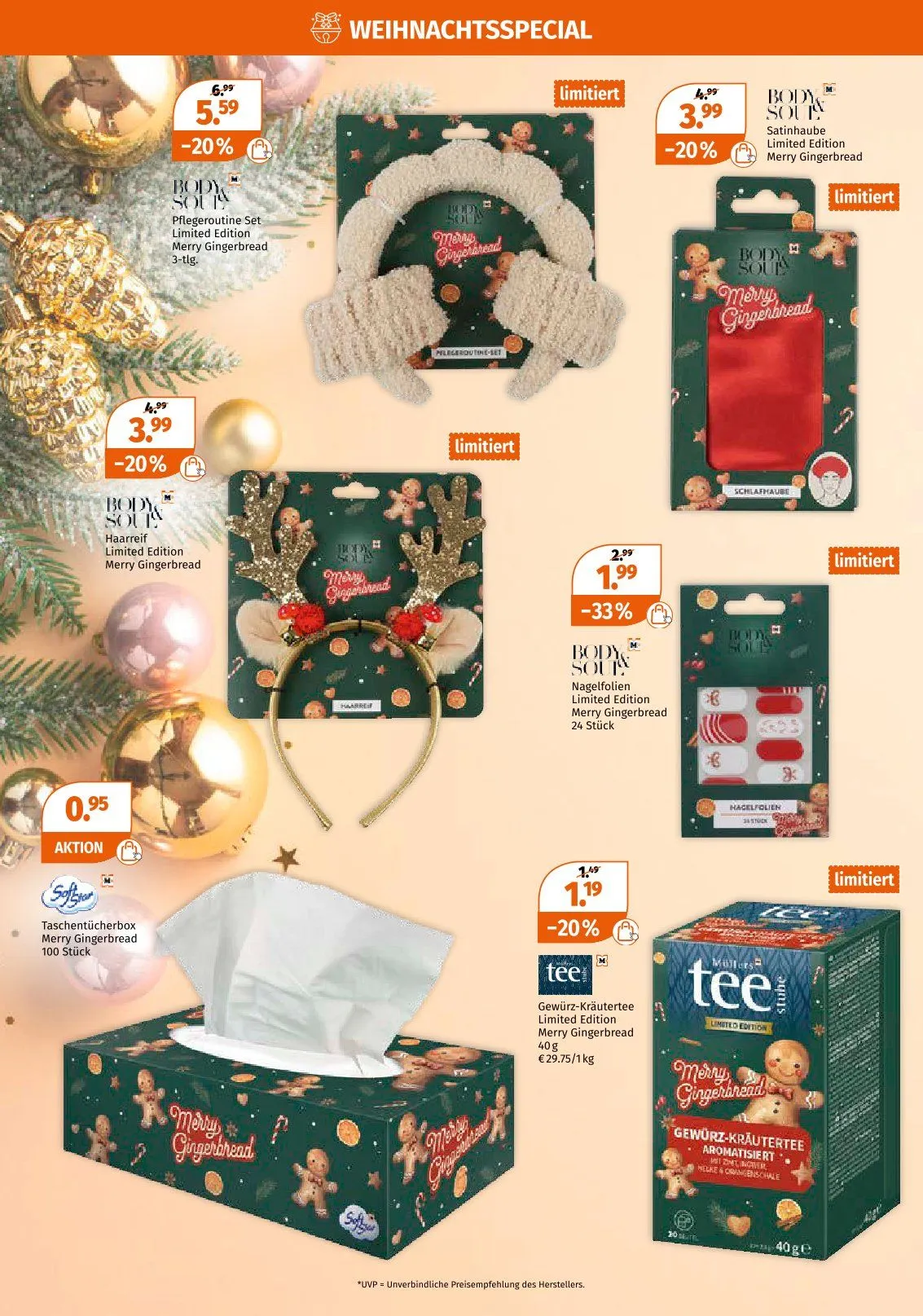 Müller Angebote von 1. Dezember bis 6. Dezember 2025 - Prospekt seite 25