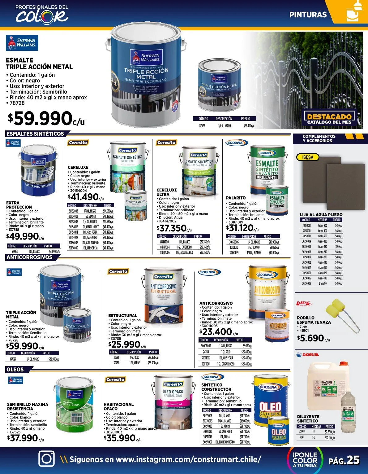 Catálogo de Construmart Ofertas del Mes 1 de octubre al 31 de octubre 2025 - Página 25