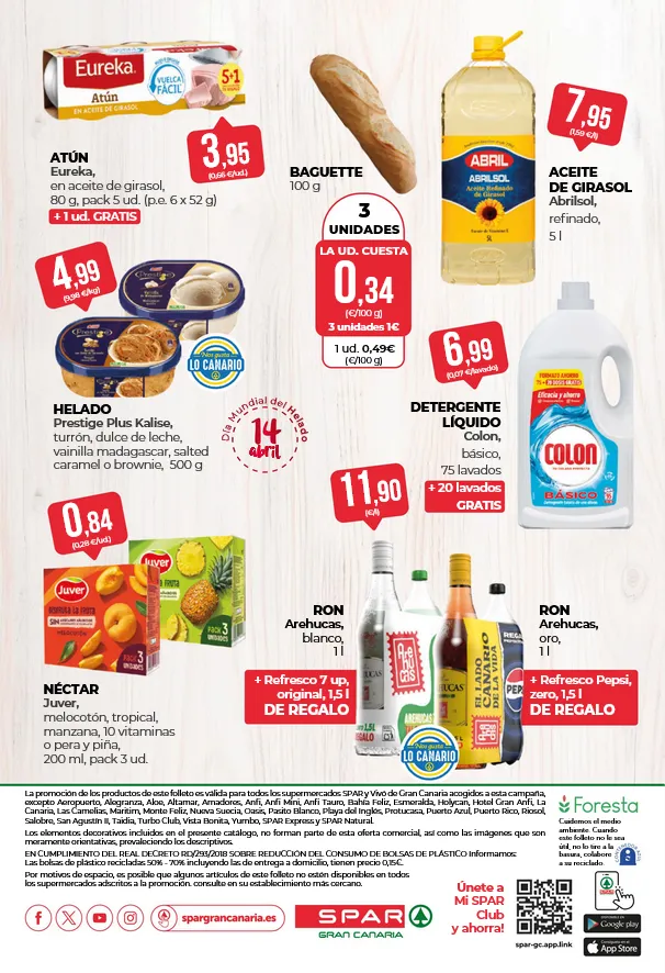 Catálogo de SPAR Gran Canaria Ofertas 31 de marzo al 16 de abril 2026 - Página 25
