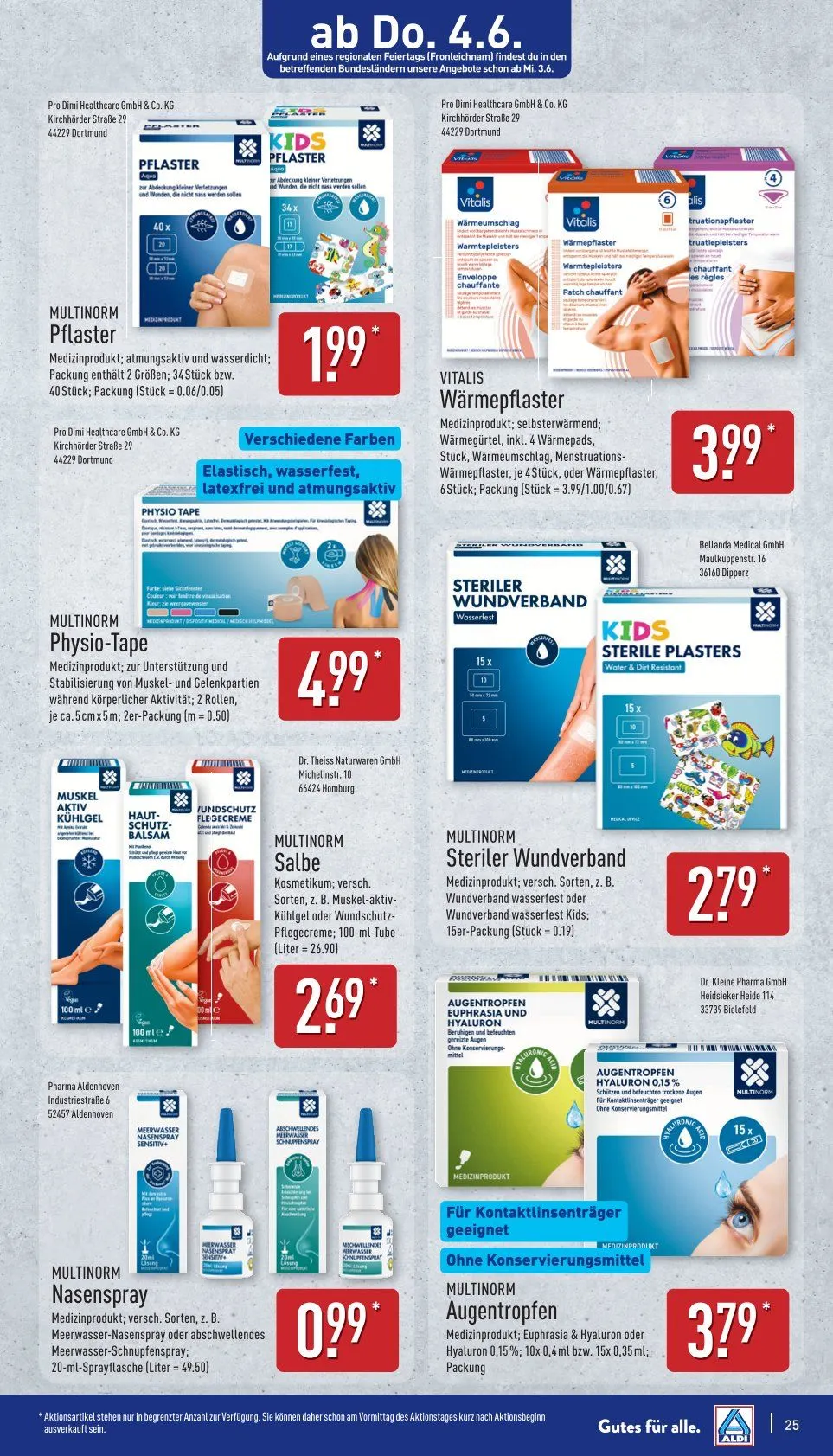 ALDI Nord Prospekte - Aktuelle Angebote von 1. Juni bis 6. Juni 2026 - Prospekt seite 25
