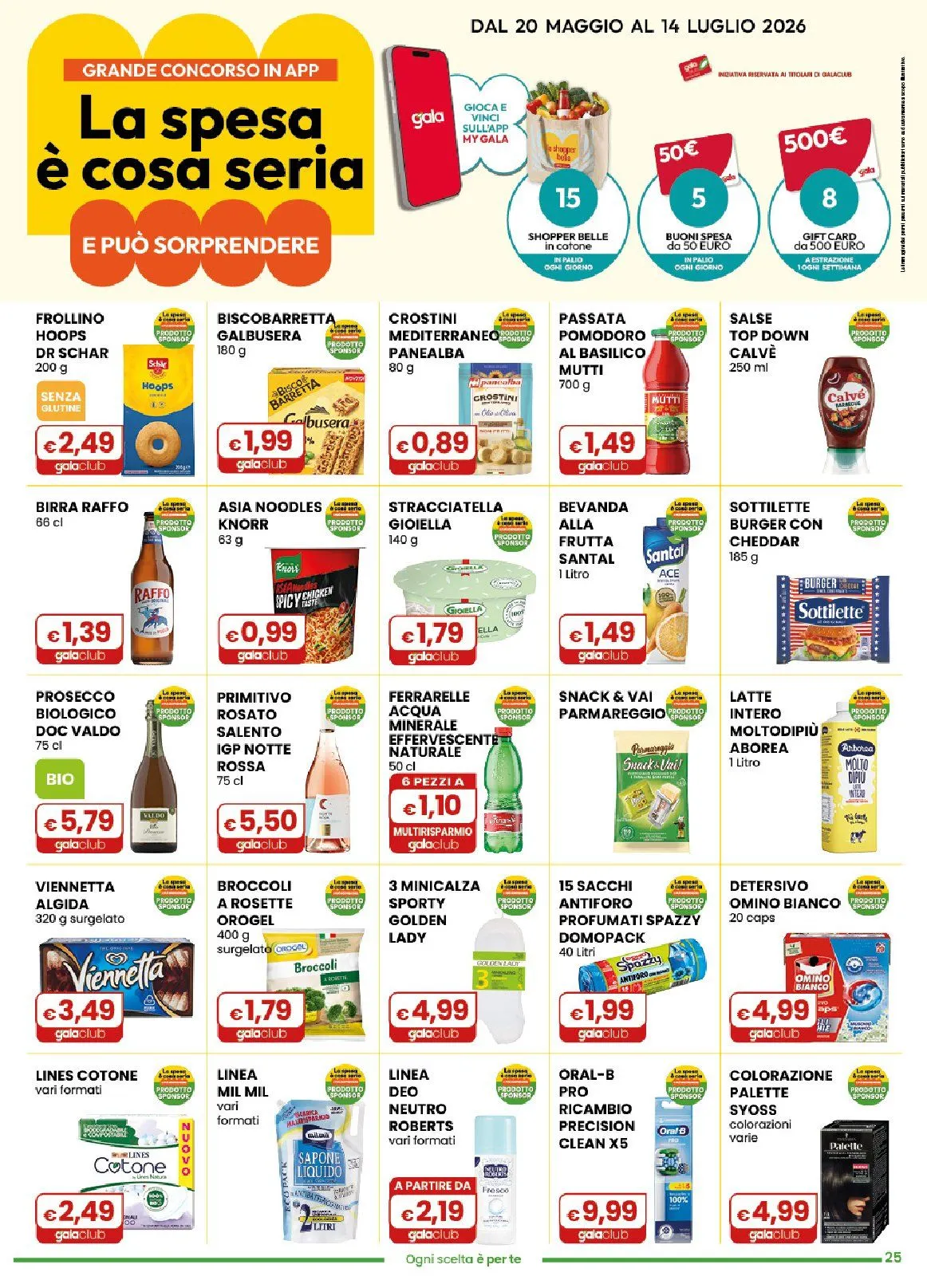 Volantini Gala Supermercati da 3 giugno a 16 giugno di 2026 - Pagina del volantino 25