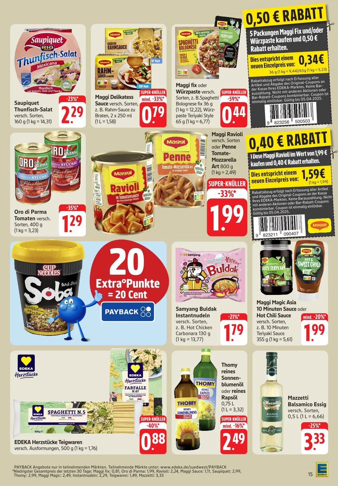 Edeka Prospekt von 31. März bis 5. April 2025 - Prospekt seite 25