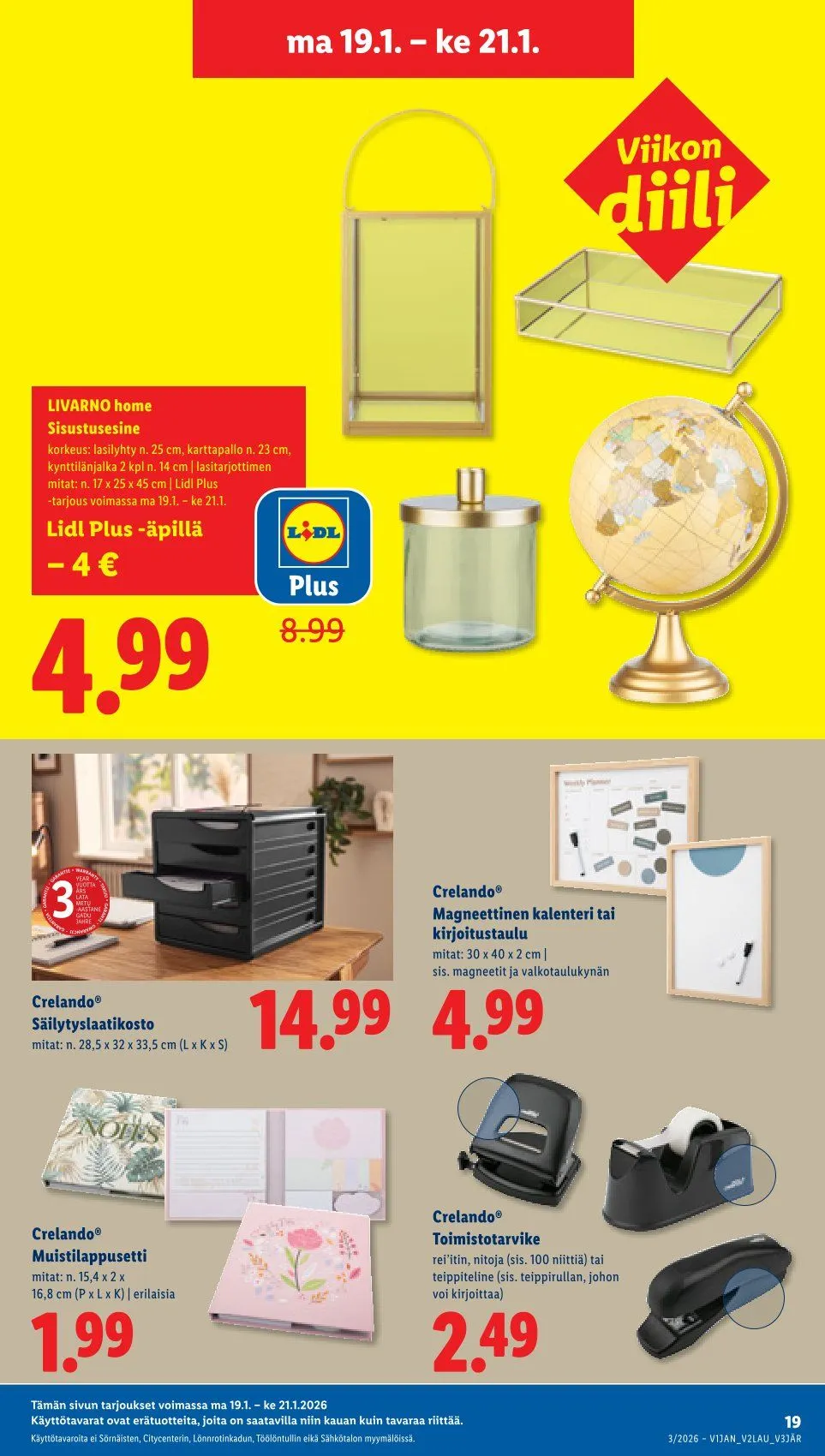 Lidl Kaupan Tarjoukset voimassa alkaen 15. tammikuuta - 18. tammikuuta 2026 - Tarjouslehti sivu 25