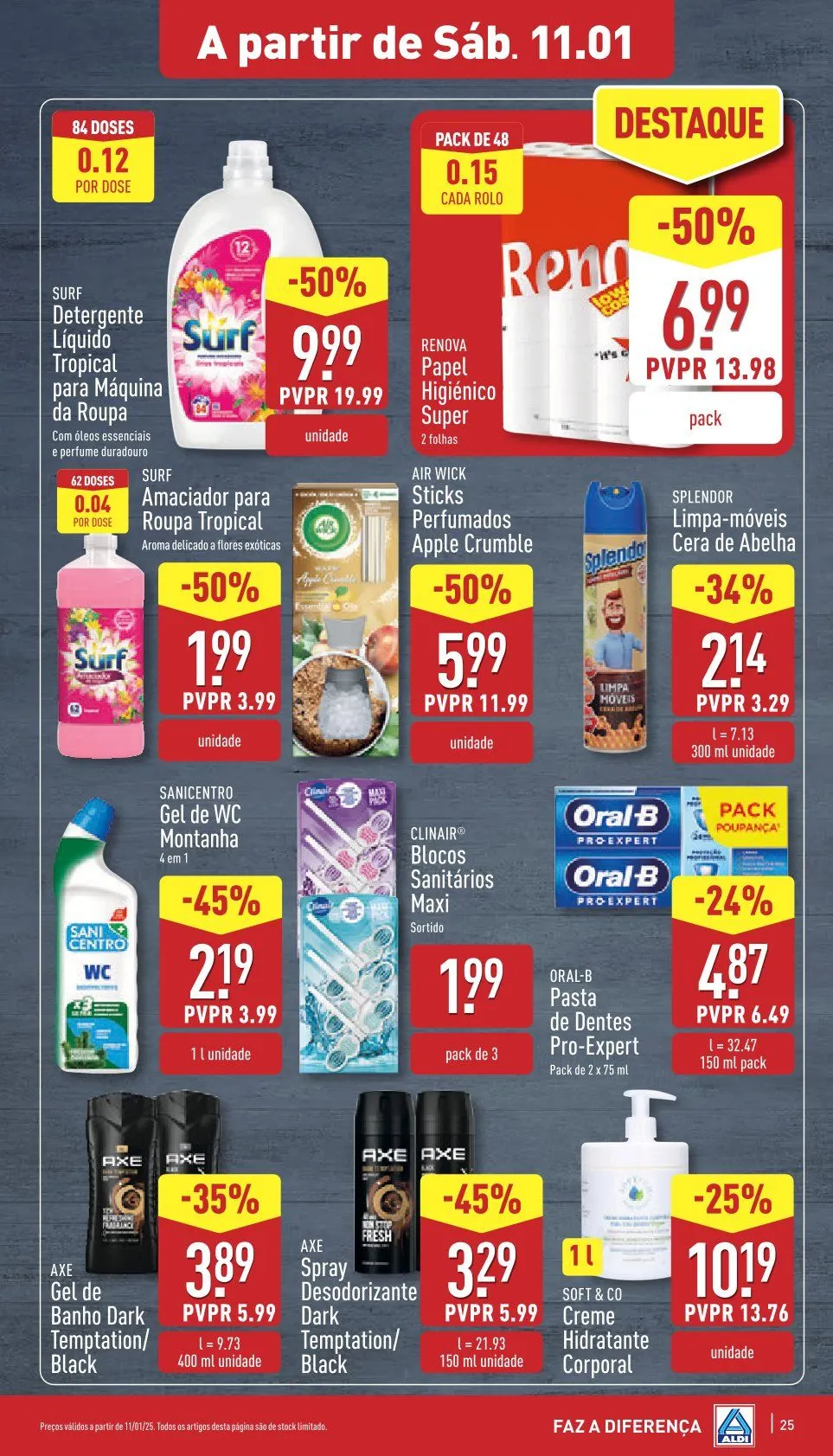 Folheto Aldi Ofertas de 8 de janeiro até 14 de janeiro 2025 - Pagina 25