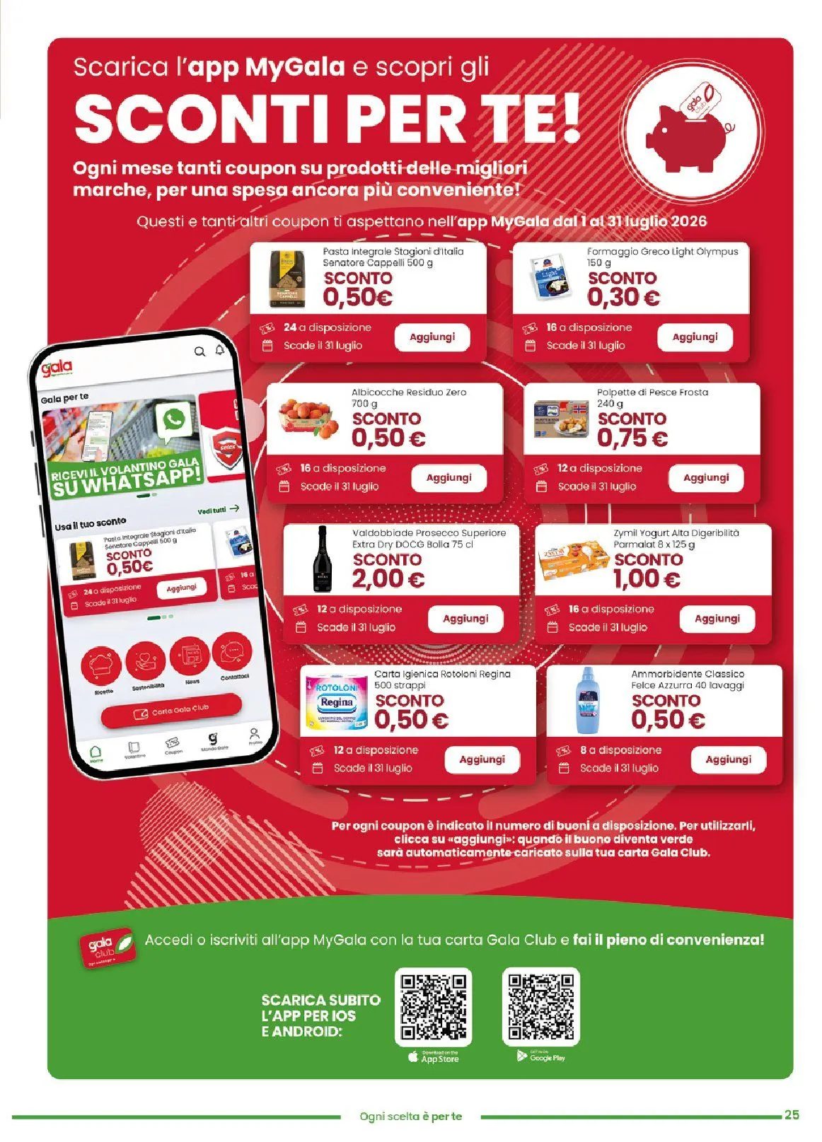 Volantini Gala Supermercati da 15 luglio a 28 luglio di 2026 - Pagina del volantino 25