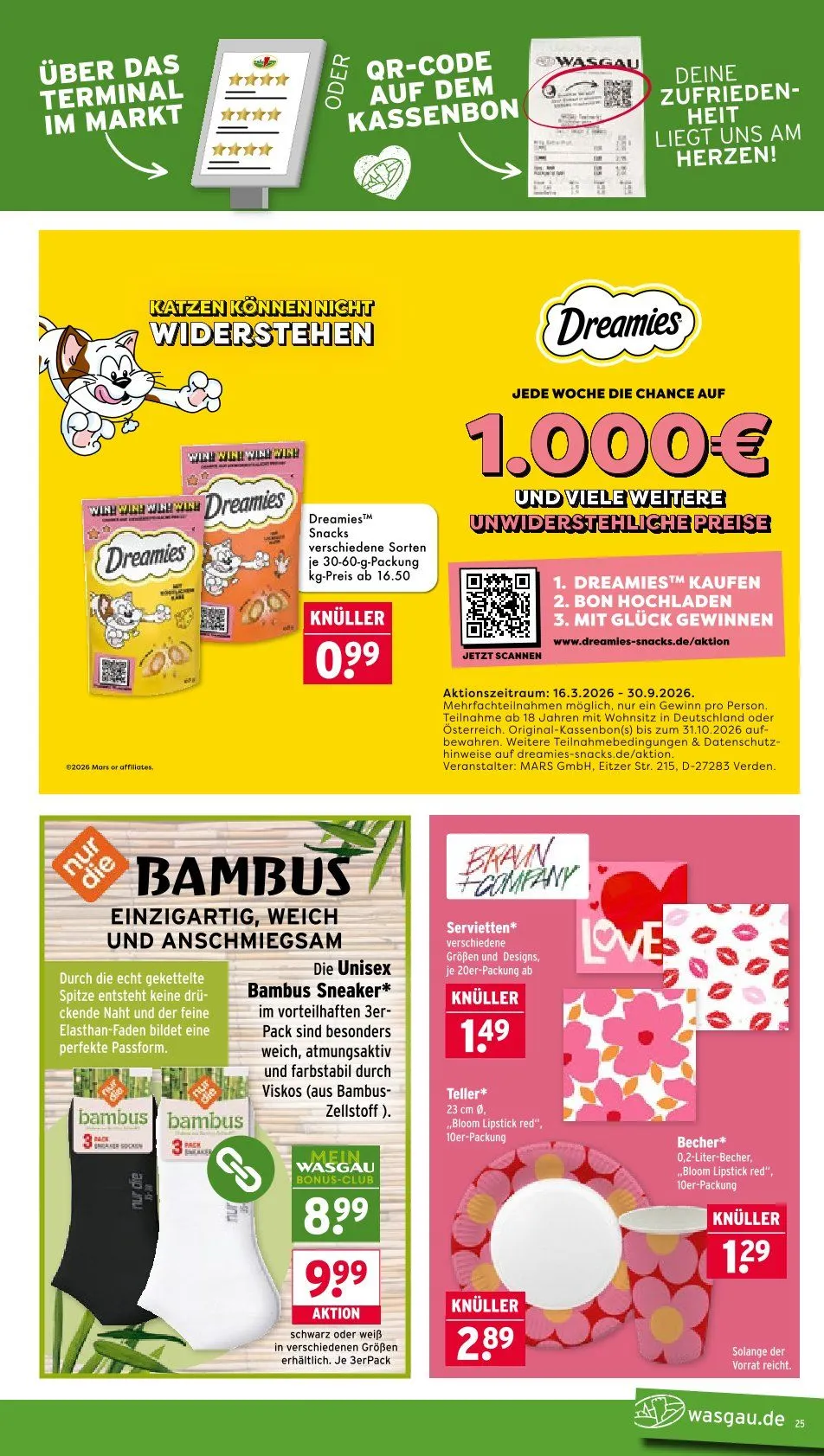 Angebote Wasgau von 4. Mai bis 9. Mai 2026 - Prospekt seite 25