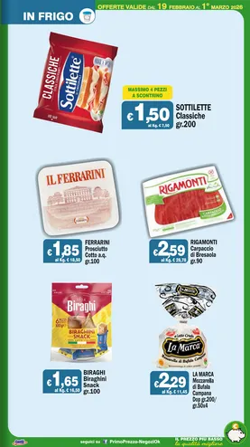 Volantini Primo Prezzo da 19 febbraio a 1 marzo di 2026 - Pagina del volantino 25