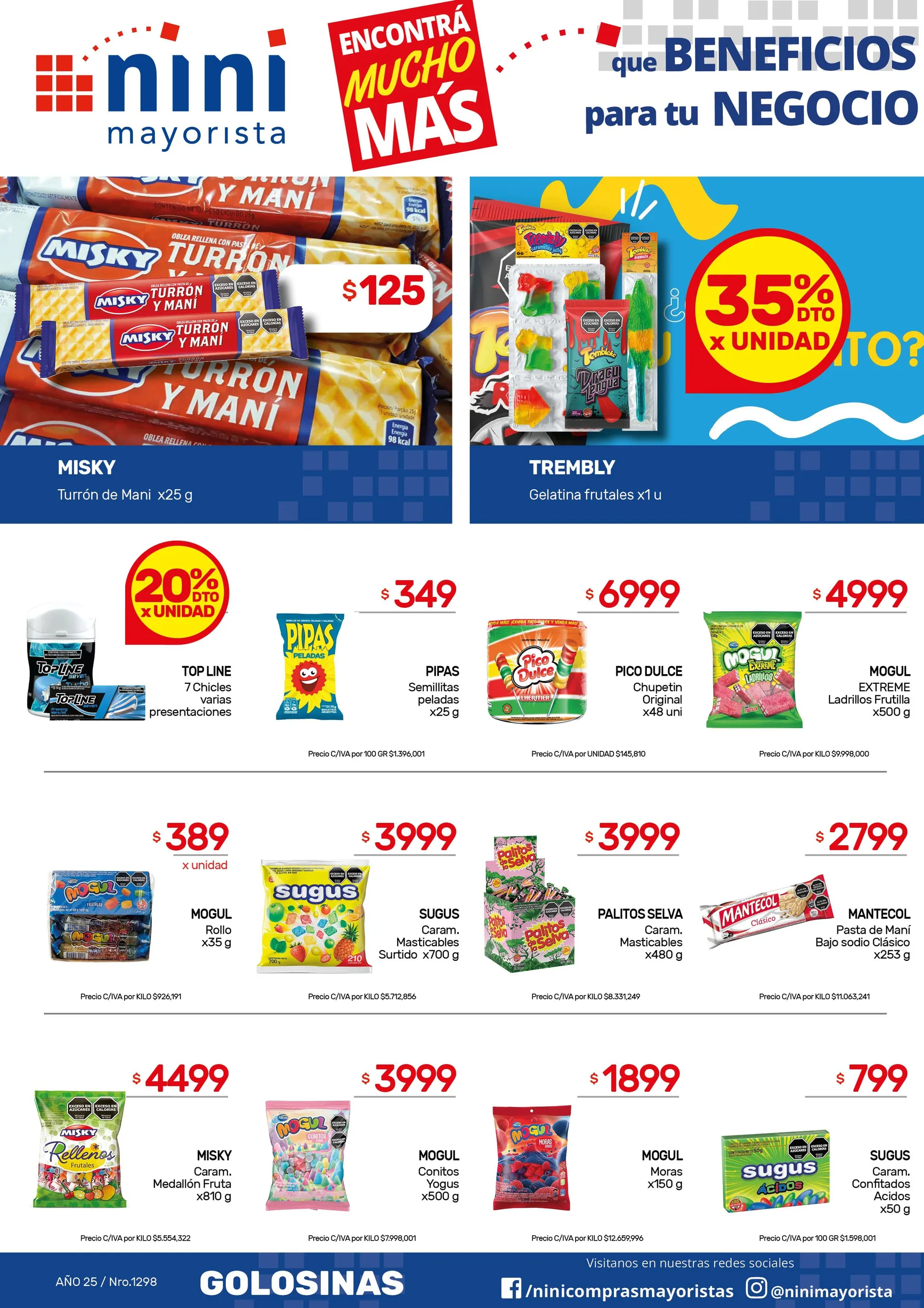 Ofertas de Nini Mayorista 10 de marzo al 16 de marzo 2025 - Página 25 del catálogo