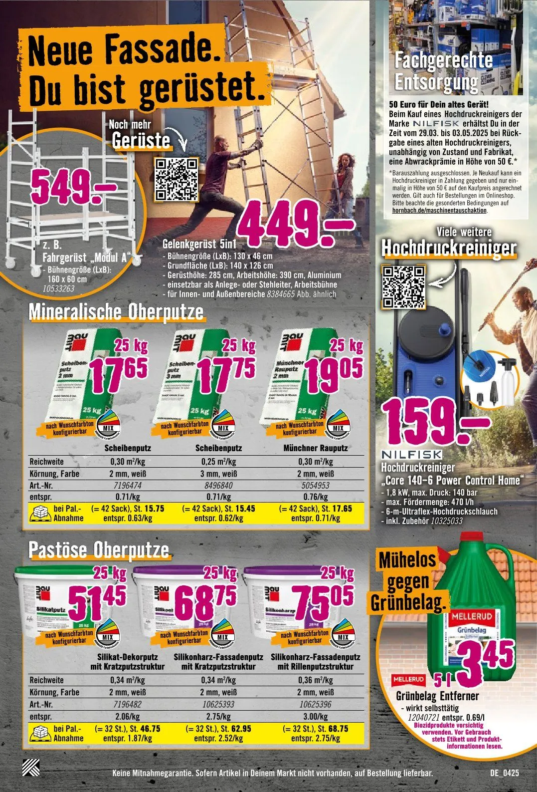 Hornbach Angebote von 10. April bis 7. Mai 2025 - Prospekt seite 25