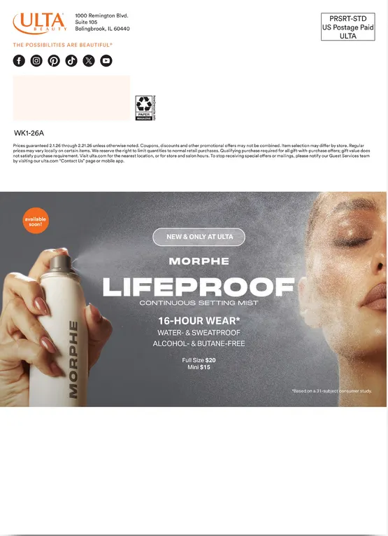 Weekly ad Ulta Beauty Sales from February 1 to February 21 2026 - Page 25