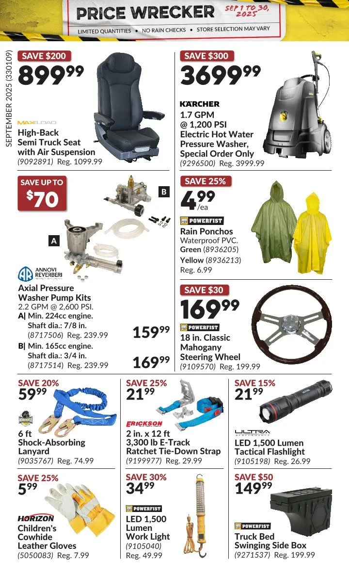 Princess Auto Sales from September 1 to September 30 2025 - flyer page 25