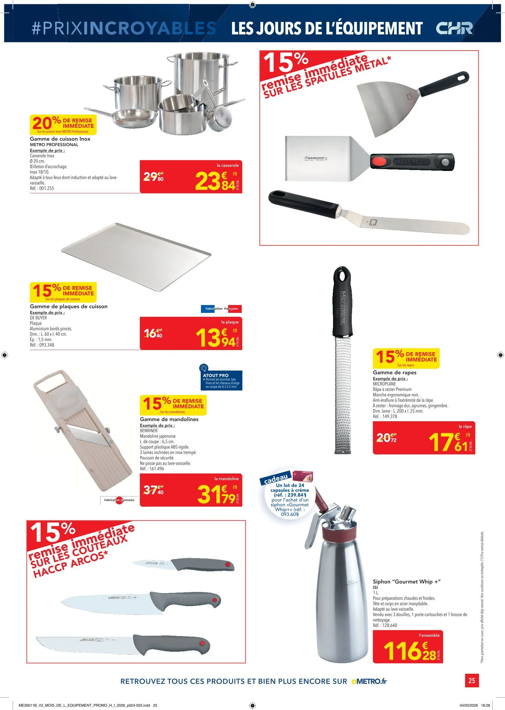 Catalogues Metro FR du 26 mars au 20 mai 2026 - Catalogue page 25