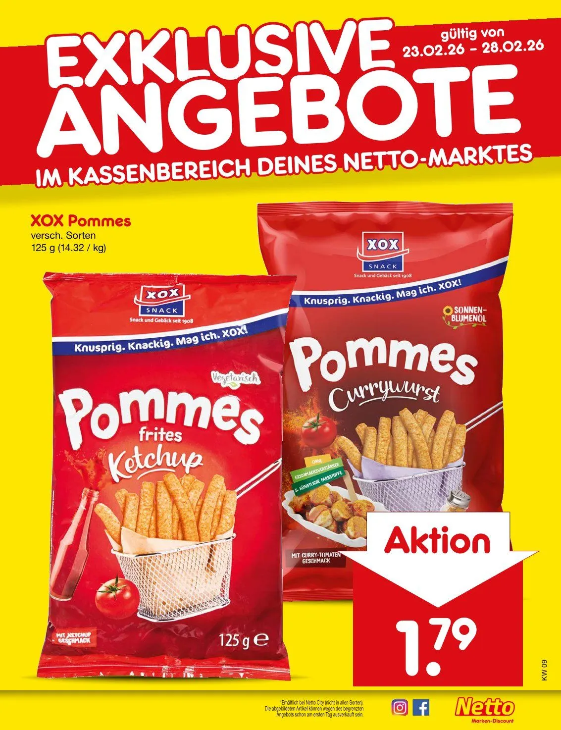 Netto Marken-Discount Prospekte von 23. Februar bis 28. Februar 2026 - Prospekt seite 25
