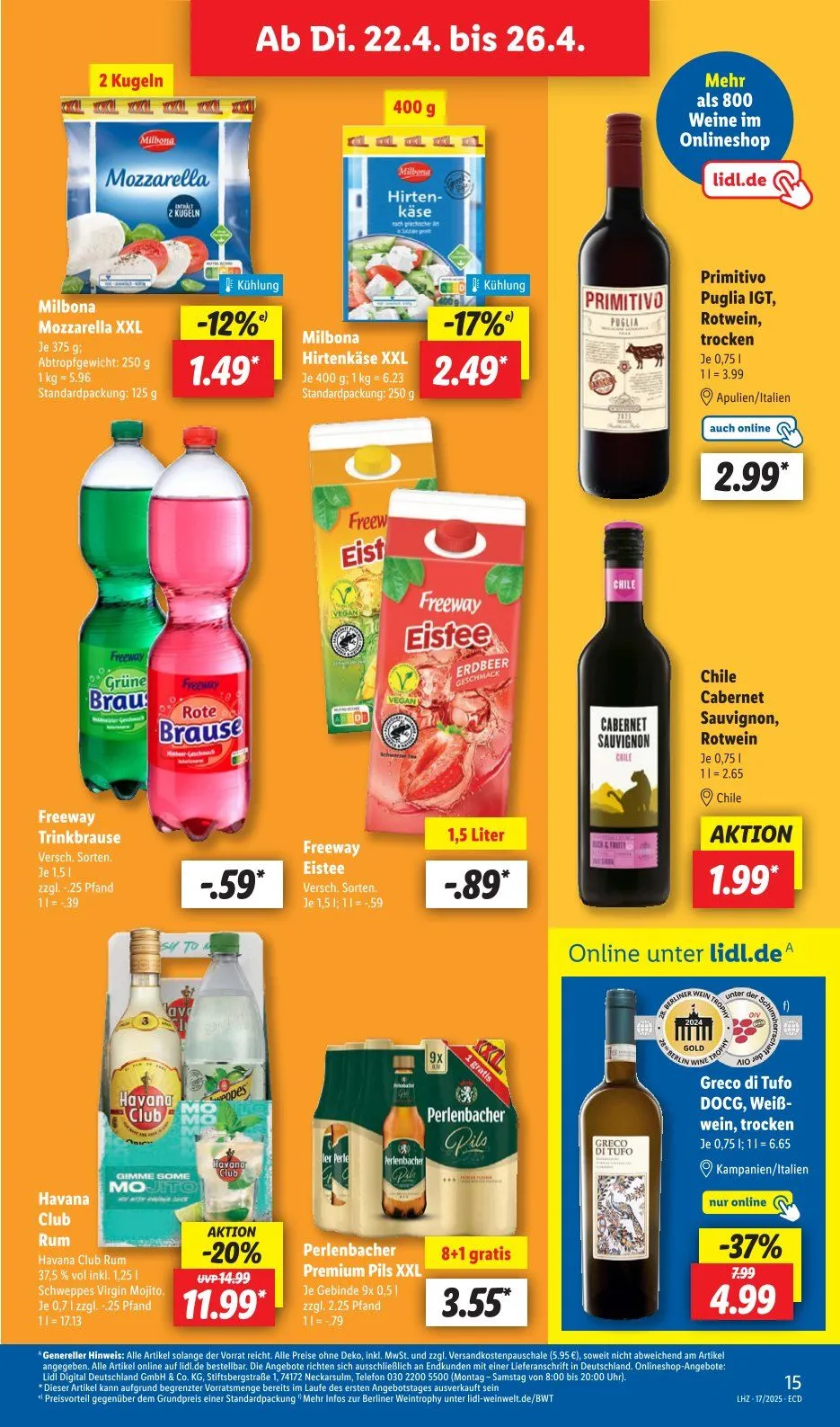 Lidl Angebote von 22. April bis 26. April 2025 - Prospekt seite 25
