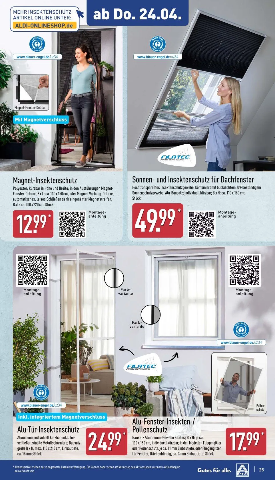 ALDI Aktuell Angebote von 22. April bis 26. April 2025 - Prospekt seite 25