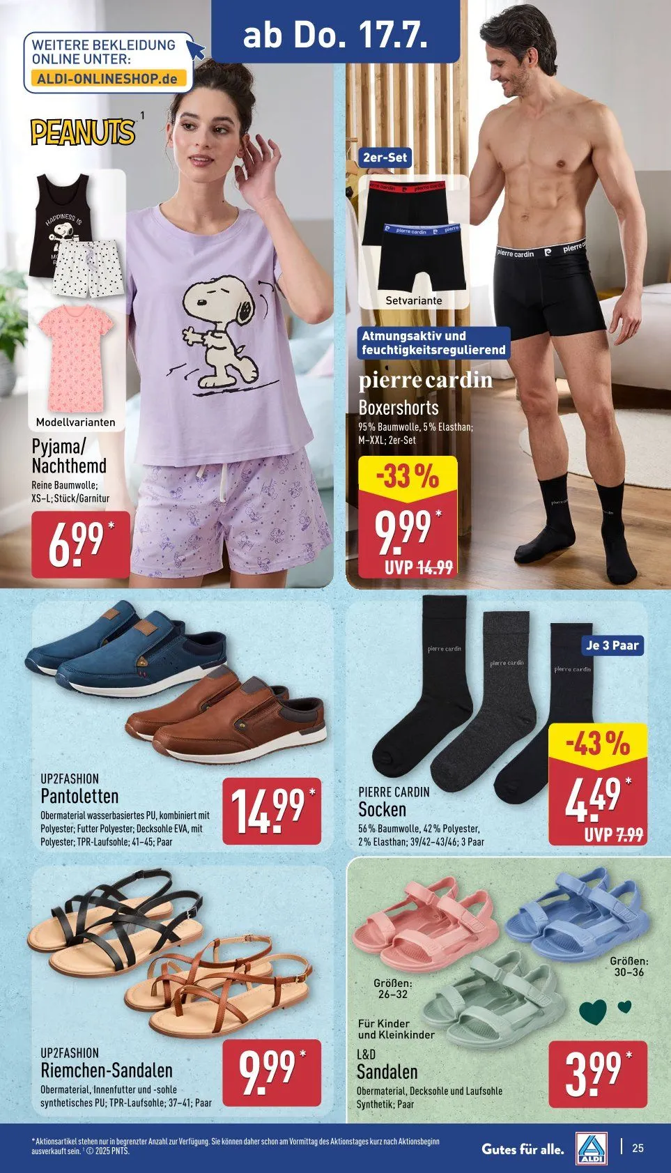 ALDI Nord Prospekte von 14. Juli bis 19. Juli 2025 - Prospekt seite 25