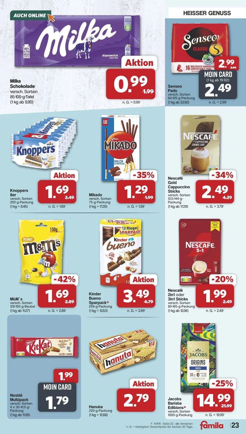 Famila Prospekte von 13. April bis 18. April 2026 - Prospekt seite 25