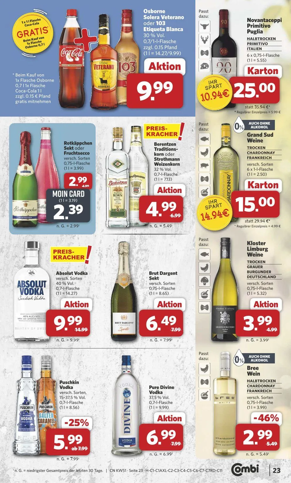 Combi Angebote von 15. Dezember bis 20. Dezember 2025 - Prospekt seite 25
