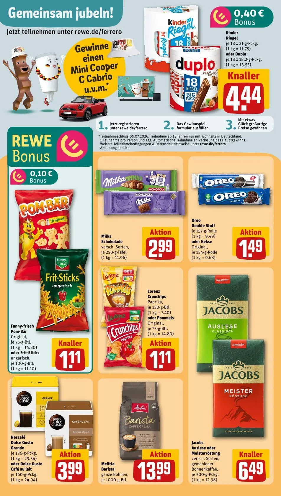 REWE Prospekte von 1. Juni bis 7. Juni 2026 - Prospekt seite 25