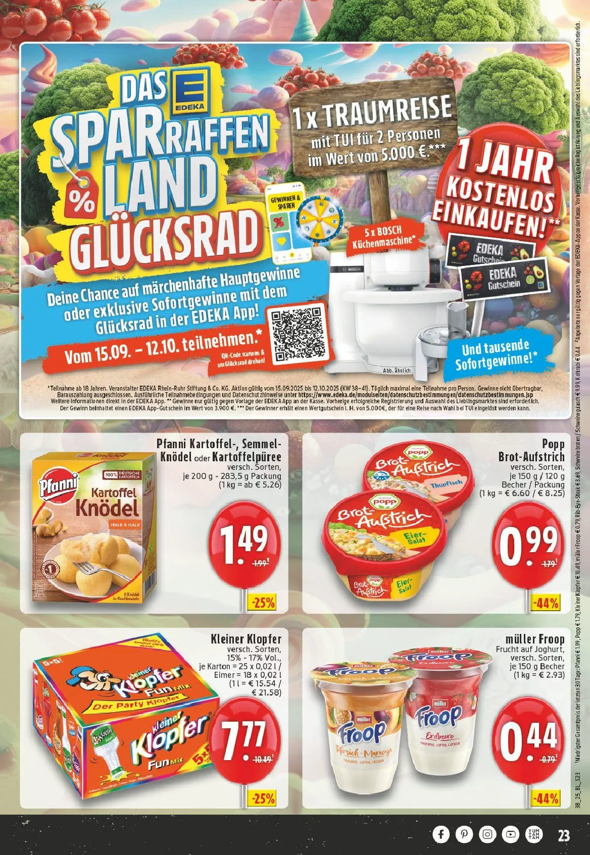 Edeka Prospekte von 15. September bis 20. September 2025 - Prospekt seite 25