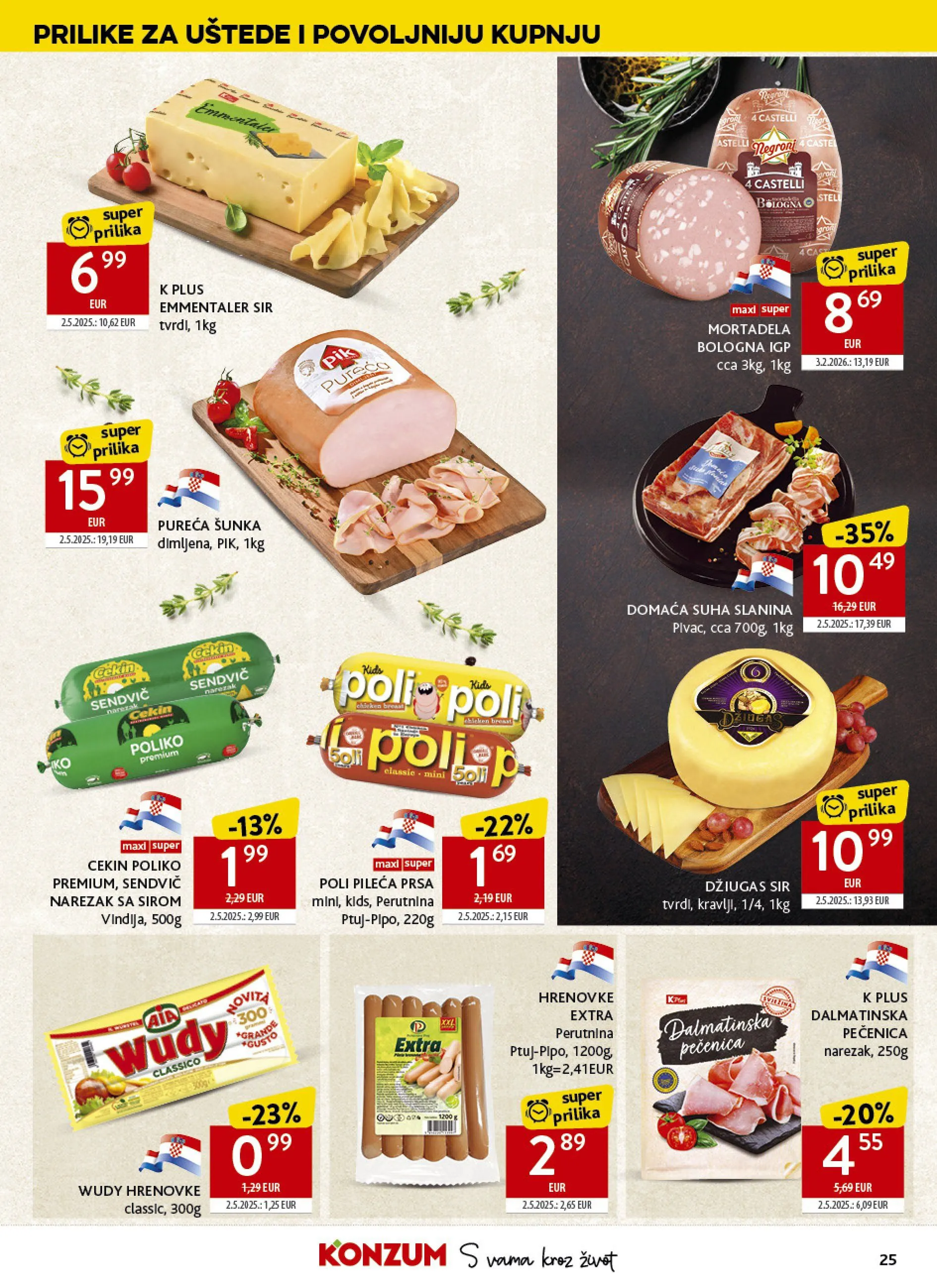 Katalog KONZUM od 17. lipnja do 23. lipnja 2026. - Pregled Stranica 25