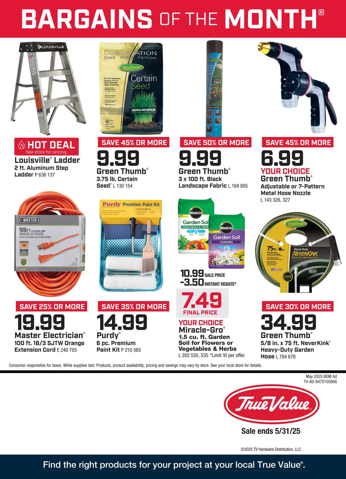 Weekly ad True Value Deals from May 6 to May 31 2025 - Page 